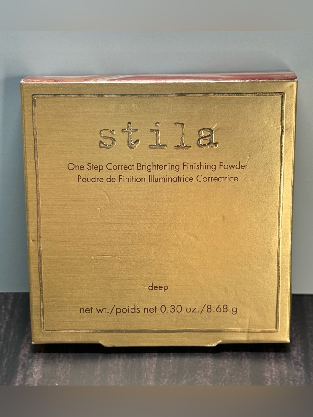 Stila One Step Correct Brightening Finishing Powder (Deep) NIB 8.68 oz / 0.30 oz